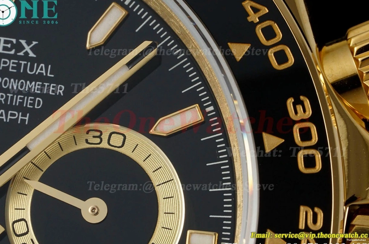 40mm 126518 Weight) QF Daytona Black (Gain YG RU SH4131 Dial 0325